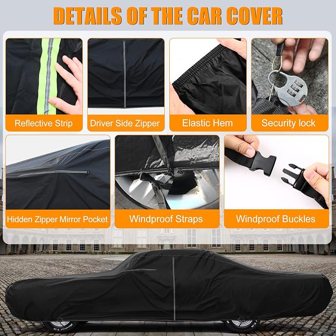 Waterproof Car Cover Compatible - Image 6