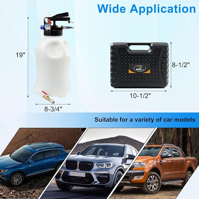 JoyFans 10L Pneumatic Transmission Fluid Pump Extractor and Dispenser, Gearbox - Image 8