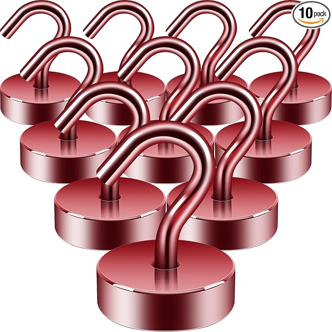 Neosmuk Magnetic Hooks, Cruise Ship Essentials, 40lb+ Heavy Duty Magnetic Hooks by Neosmuk
