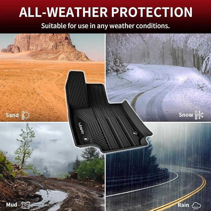 LASFIT Floor Mats for Toyota RAV4 2019-2024 2025 All Weather Mats for Toyota - Image 7