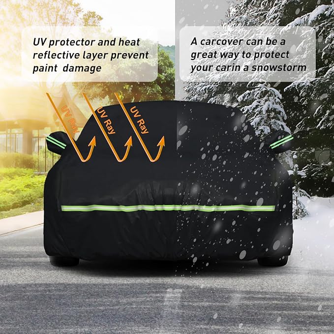 Waterproof Car Covers for 2006-2025 Dodge Charger Custom Heavy Duty Waterproof - Image 5