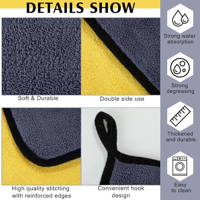 Nuenen 20 Pcs Microfiber Cleaning Towels - Image 3