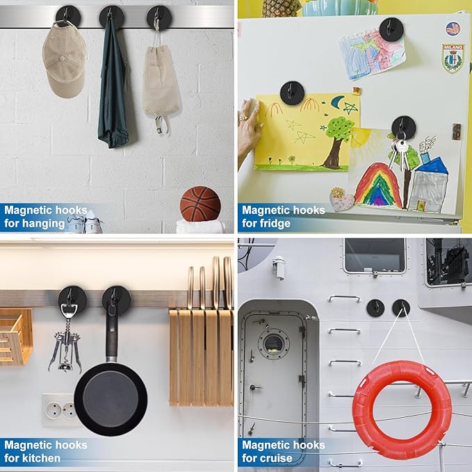 LOVIMAG Magnetic Hooks Heavy Duty, 150LBS Magnet Hooks - Image 7