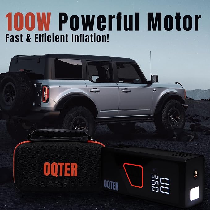 Tire Inflator Portable Air Compressor, 150PSI Portable Tire Inflator - Image 8