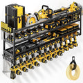 49" W Large Power Tool Organizer Wall Mount Loads 600 lbs, Heavy Duty 4-Tier 12 by POKIPO