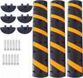 3 PCS 6FT Speed Bumps Wite End for Road, Heavy-Duty 25, 000 Lbs Capacity by GarveeTech
