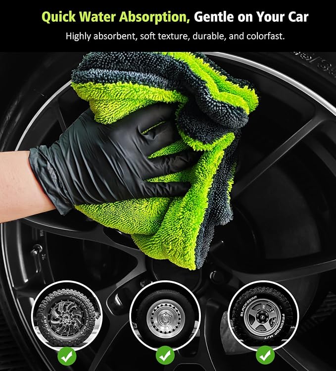 3 Pack Microfiber Towels for Car Detailing - Image 4