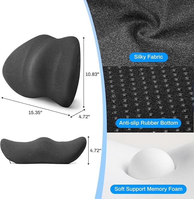 Memory Foam Lumbar Support Pillow - Image 5
