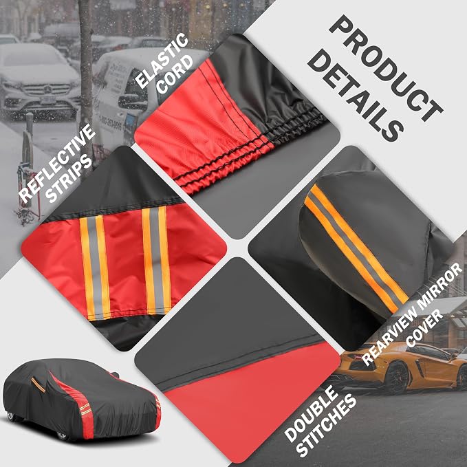 Car Cover Automobiles Waterproof All Weather - Image 2