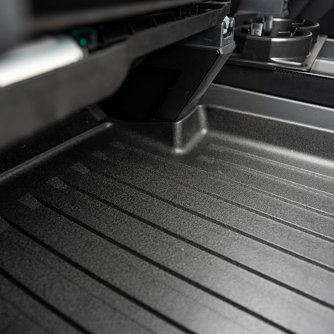OEDRO Floor Mats Fit for Tesla Cybertruck 2024 2025, TPE All Weather Floor - Image 6