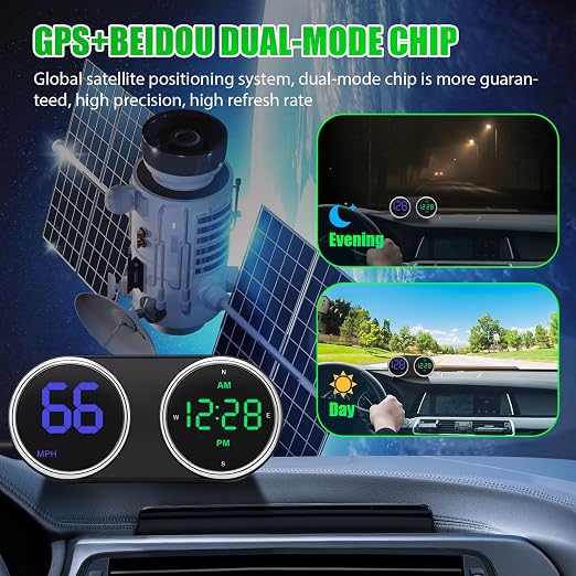 GPS Digital Speedometer for Car MPH, Universal HUD Speed Meter - Image 5