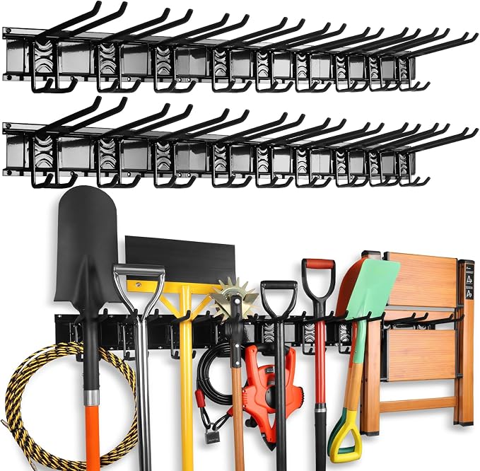 ELEAD 96 Inches Garage Storage, Garage Organization, Garden Tool Organizer Wall by ELEAD