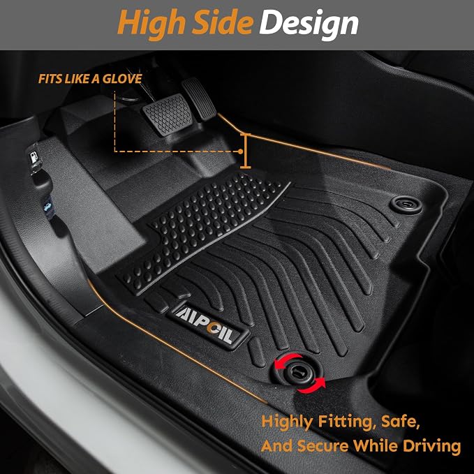 AIPOIL® Floor Mats for 2019-2025 Ascent 7/8 Passenger | All-Weather | Easy to - Image 2