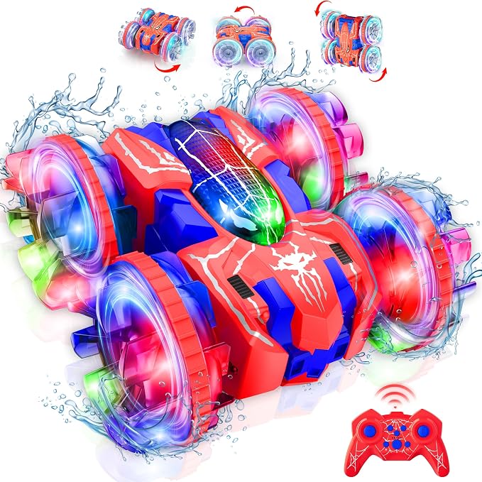 ZIZZ Amphibious Remote Control Car: 4WD Waterproof RC Car 2.4 GHz Remote by ZIZZTOYHOME