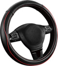 Skechers Memory Foam Steering Wheel Cover, Piping Microfiber Leather Steering by Skechers