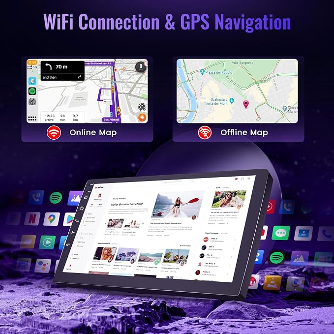 Wireless Carplay Car Stereo for Toyota Prius 2010-2015 - Image 6