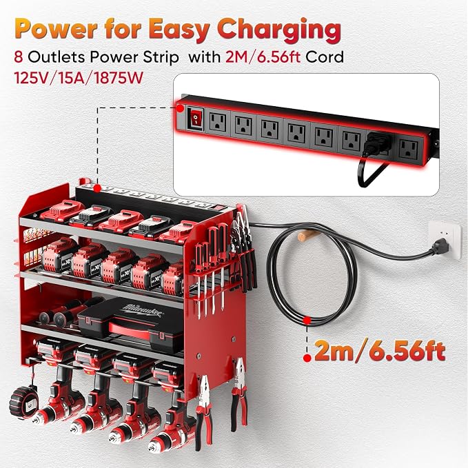 Power Tool Organizer Wall Mount - Image 2