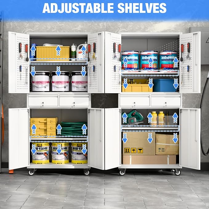 Metal Garage Storage Cabinet - Image 4