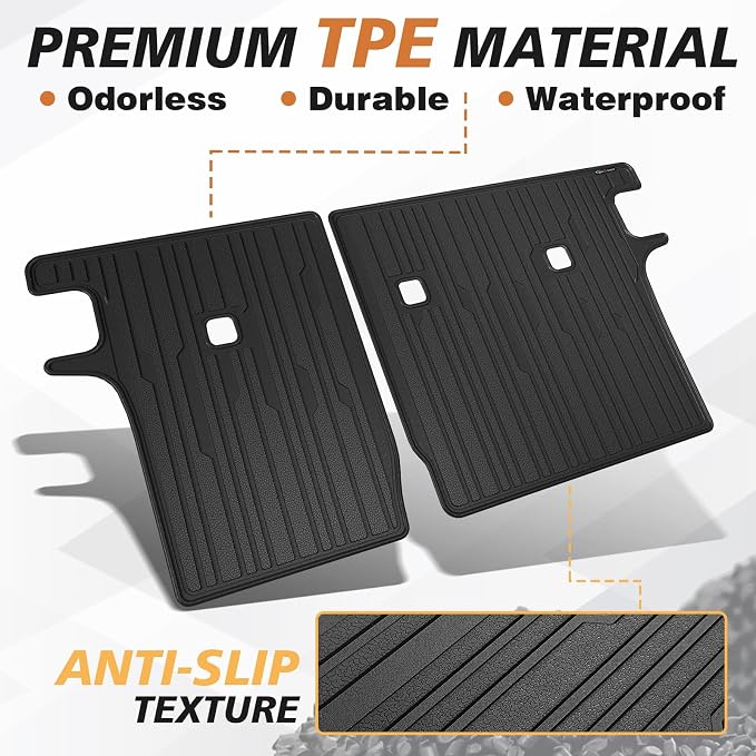 TripleAliners Backrest Mats All Weather Liners Compatible - Image 3