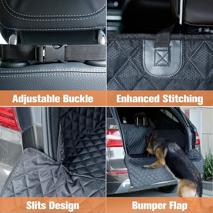 PETICON SUV Cargo Liner for Dogs, Waterproof Pet Cargo Cover Dog Seat Mat for - Image 5