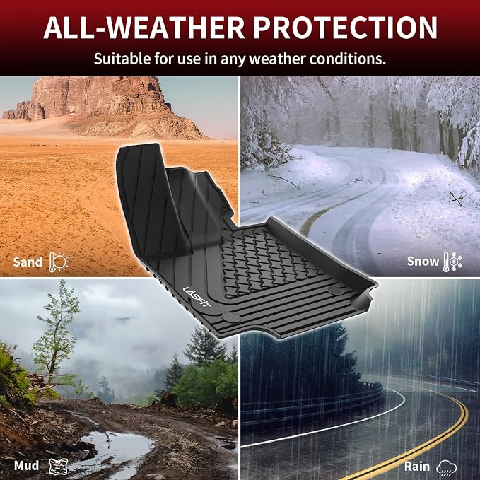 LASFIT Floor Mats Fit for Lexus 2025 2024 2023 2022 NX/NX250/NX350, All Weather - Image 8