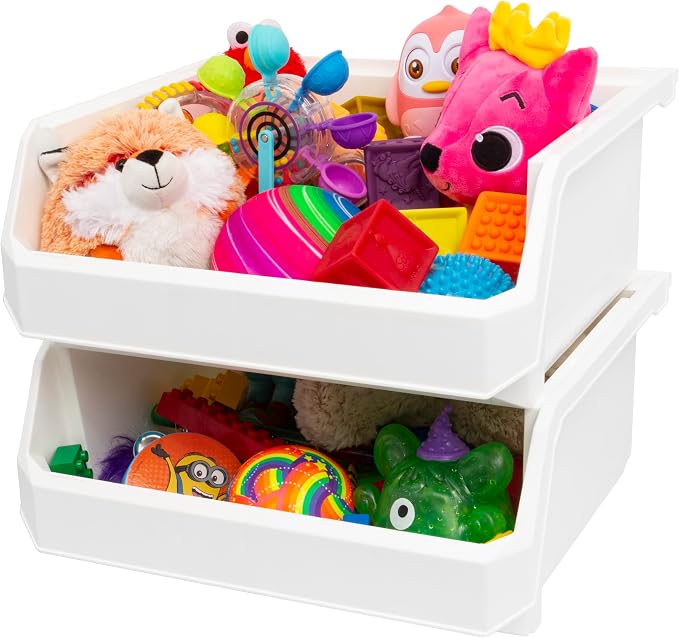 Plastic Containers for Organizing and Storage Bins for Closet, Garage or Pantry - Image 4