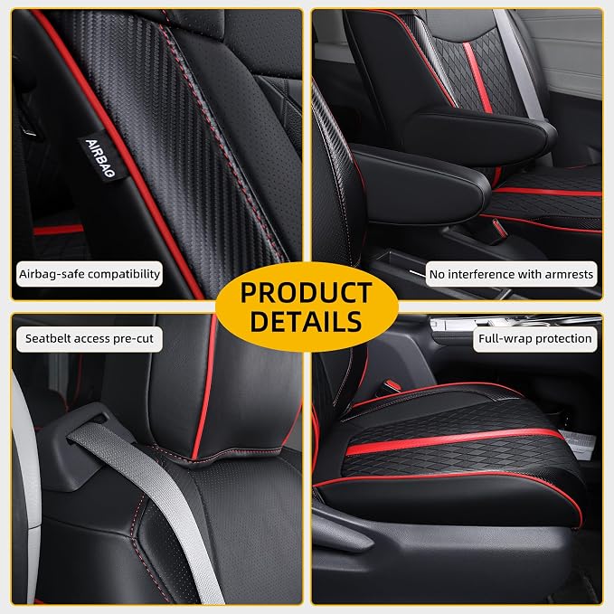 Custom Fit Sienna Seat Covers for Toyota Sienna LE, XLE 2021-2025 3-Row - Image 6