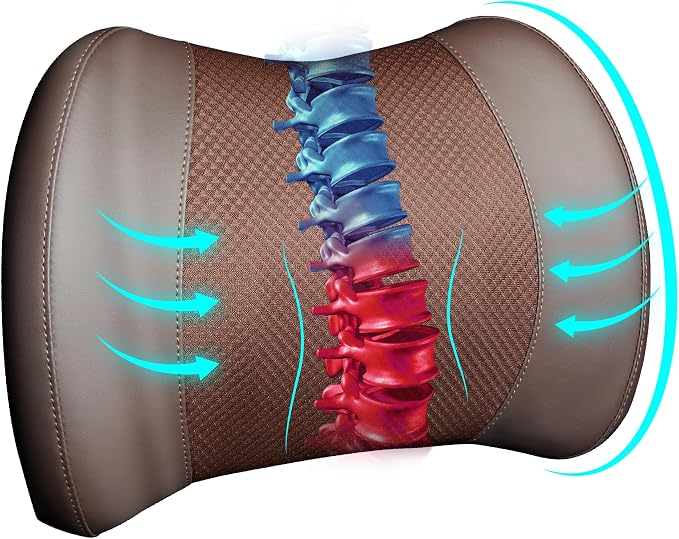 Lumbar Support Pillow for Car, Memory Foam Lumbar Pillow for Lower Back Pain - Image 9