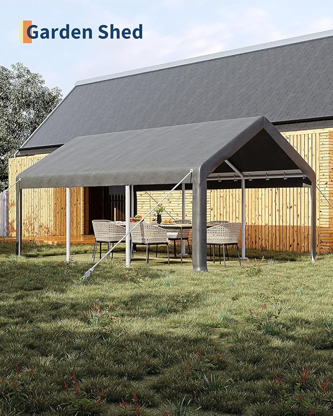 13 x 20FT Heavy Duty Carport - Image 6