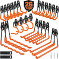 Nacial 26 Pack Garage Hooks Heavy Duty, Utility Steel Garage Storage Hooks by NacialPromise-Consumersfirstalways