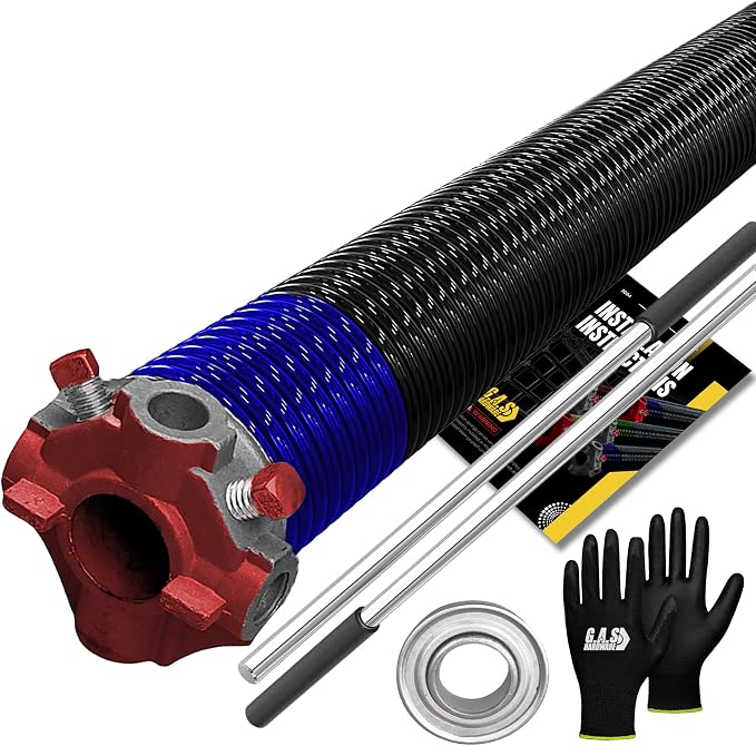 Garage Door Torsion Spring 262x1.75x38 Includes 1” Steel Bearing, Non-Slip by GASHardware