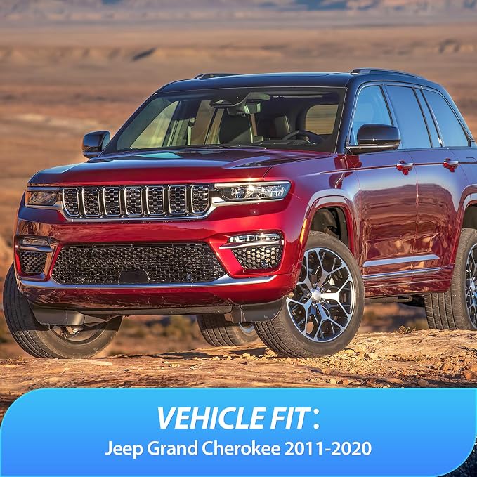 Nilight in Channel Rain Guards for Jeep Grand Cherokee 2011 2012 2013 2014 2015 - Image 5