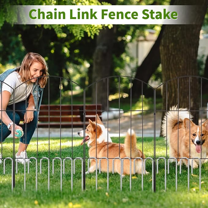 12 inch Fence Stakes Heavy Duty 50-Pack J Hook Rebar Ground Stakes Anchor - Image 5