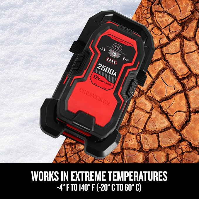 CRAFTSMAN Lithium Jump Starter and Portable Power Pack, CMXCESM262, 2.4 Amp USB - Image 5