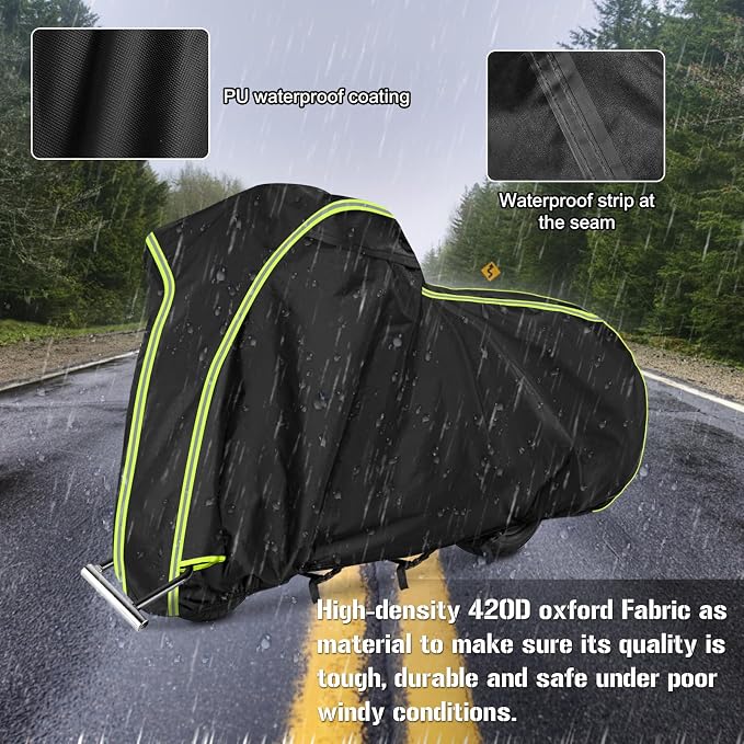 Motorcycle Cover for Honda GL1500 GL1800, Honda Gold Wing 2001-2023 - Image 4
