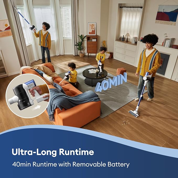 Ultenic U10 Ultra Cordless Stick Vacuum Cleaner, 500W Motor, 45KPa Suction - Image 5