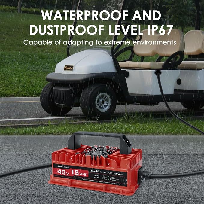 15 AMP Golf Cart Charger for 48 Volt EZGO RXV & TXT - Image 6