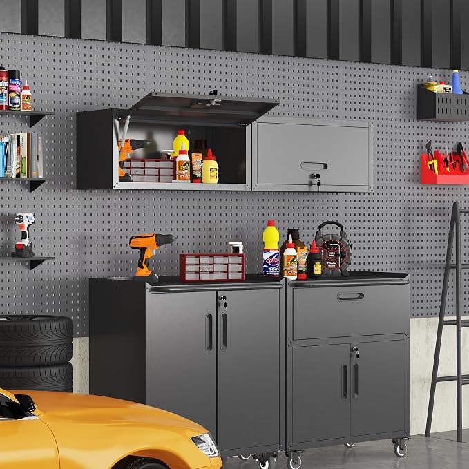 Garage Wall Cabinet, Metal Wall Cabinet - Image 7