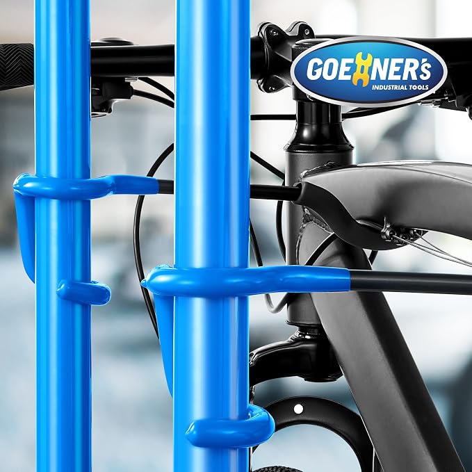 4 Bike Storage Rack Garage, Freestanding Gravity Bicycle Rack - Image 3