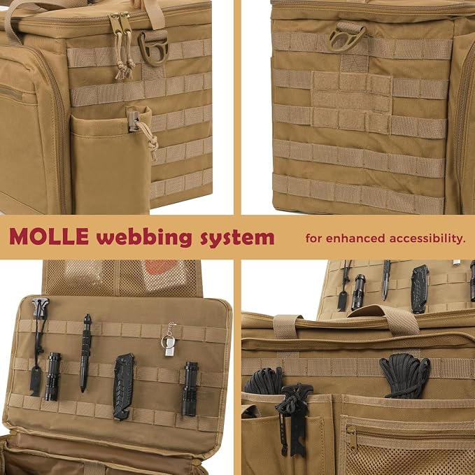 Patrol Bag Law Enforcement, Police Gear Car Front Seat Vehicle Organizer Bags - Image 4