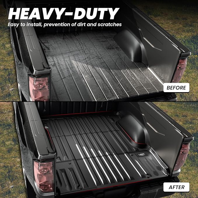 LASFIT Bed Mat for Toyota Tundra 2007-2021 Truck Bed Mat All Weather 5.5 FT Bed - Image 4