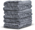 Adam's Borderless Grey Microfiber Towel by AdamsPolishes