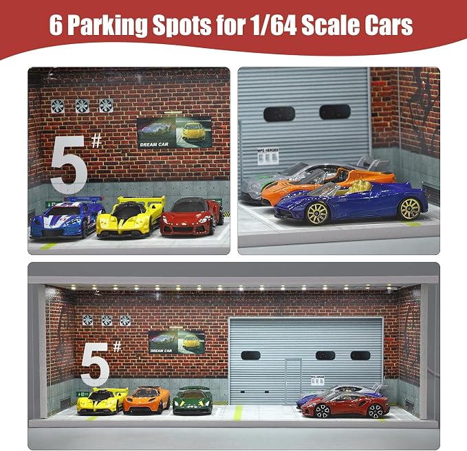 Display Case for Hot Wheels: Stackable Parking Garage for 1/64 Scale Matchbox - Image 2
