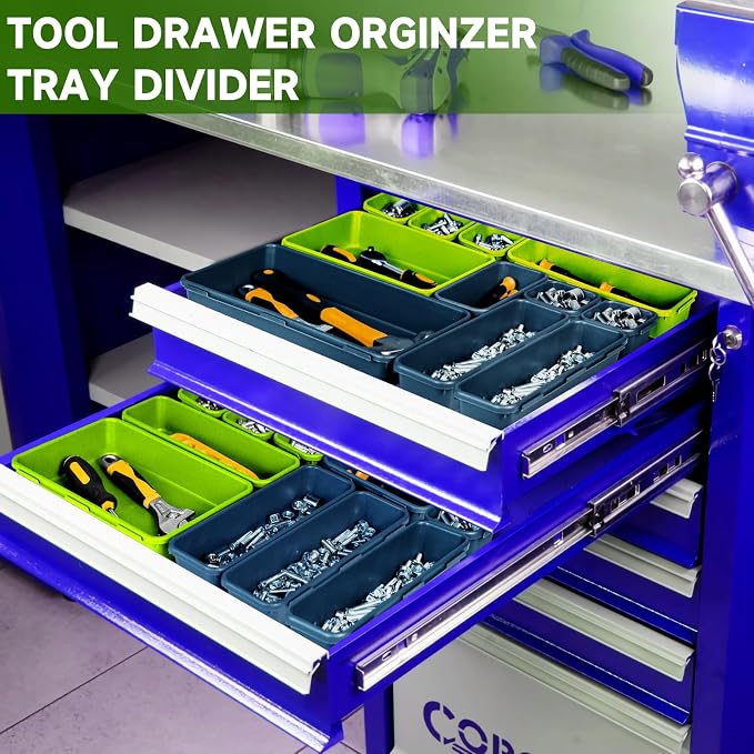 Tool Box Organizer Tray, Toolbox Desk Drawer Organizer, Tool Box Tray, Toolbox - Image 3