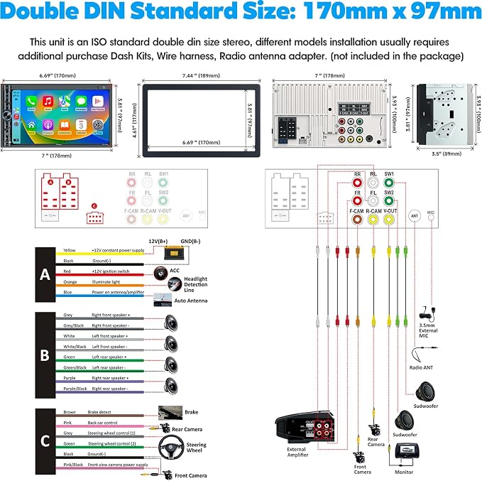 Upgrade Wireless Double Din Car Stereo - Image 6