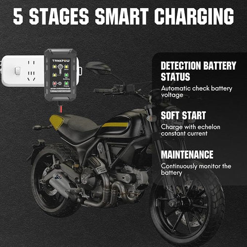 1.5-Amp Smart Car Battery Charger, 6V and 12V Automotive Battery Charger - Image 2