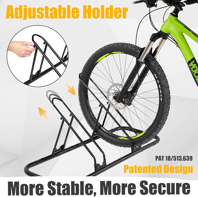 CyclingDeal Bike Rack Floor Parking Bike Stand - Image 2