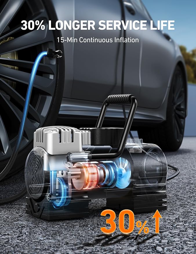 AstroAI Tire Inflator Portable Air Compressor Tire Pump - Image 4