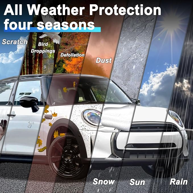 Car Cover for 2014-2025 Mini Cooper/Cooper S/Hardtop/Clubman/Countryman 4 Door - Image 8