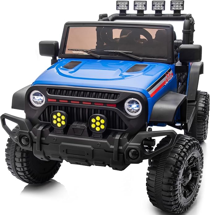 4WD Kids Ride on Car Truck, 12V 7Ah Kids Electric Vehicles Car Ride on Toy by Hikiddo